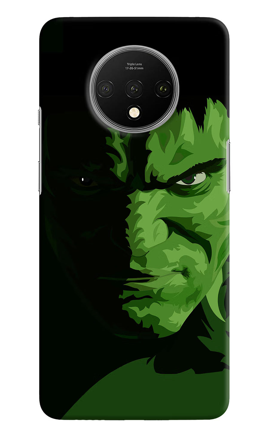 HULK Oneplus 7T Back Cover, Hard case