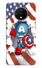 Captain America Oneplus 7T Hard Case Back Cover by Casekaro