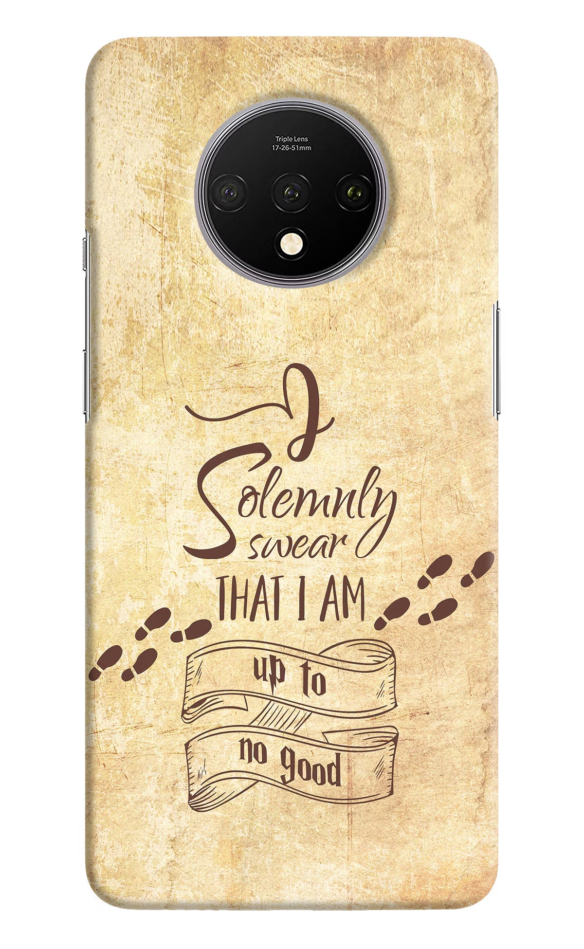 I Solemnly swear that i up to no good Oneplus 7T Hard Case Back Cover by Casekaro