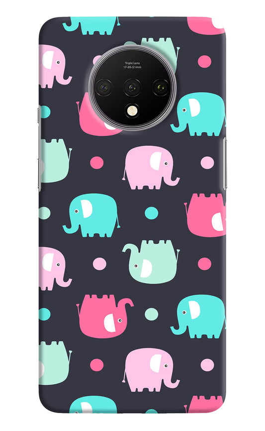 Elephants Oneplus 7T Hard Case Back Cover by Casekaro