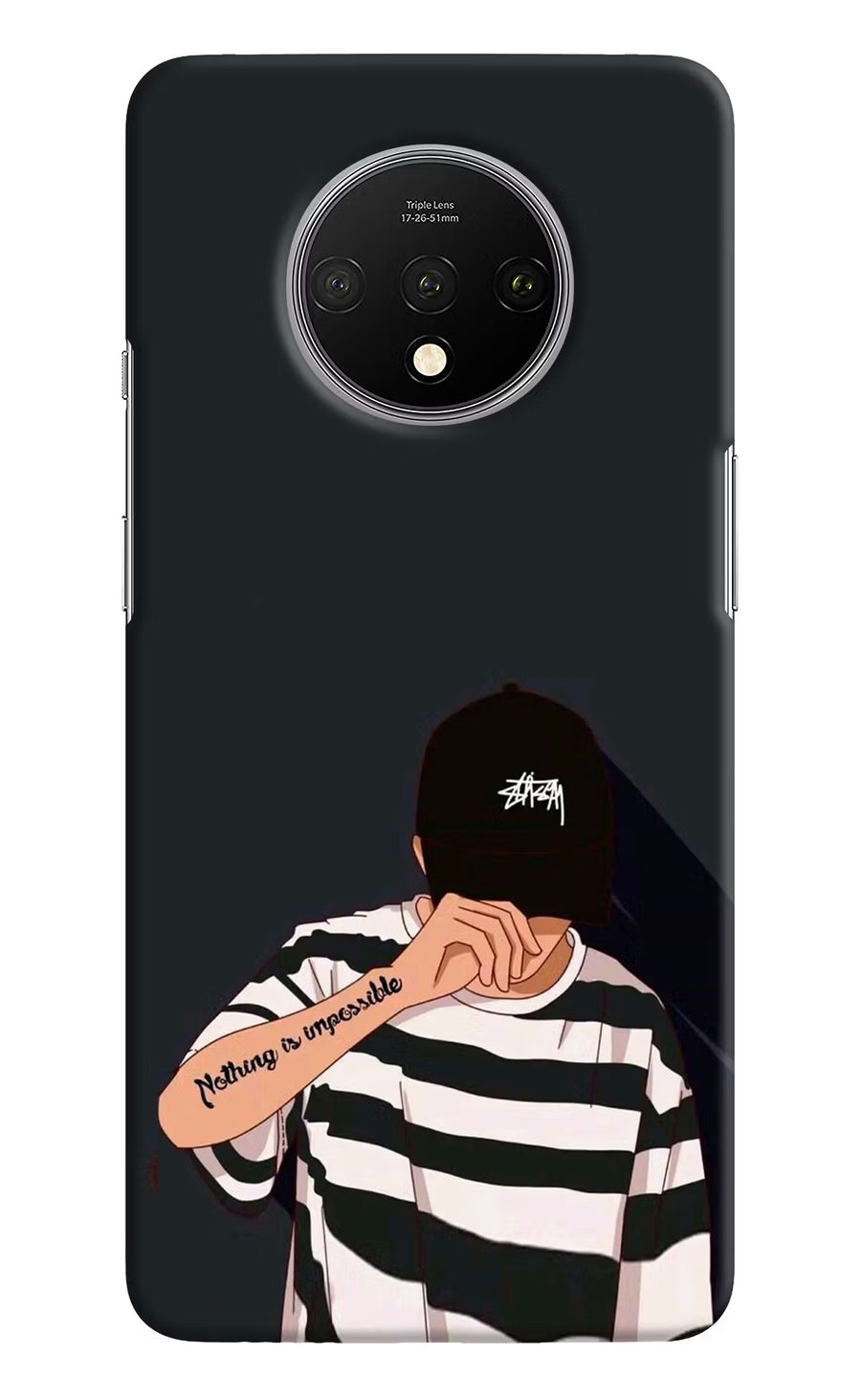 Aesthetic Boy Oneplus 7T Back Cover, Hard case