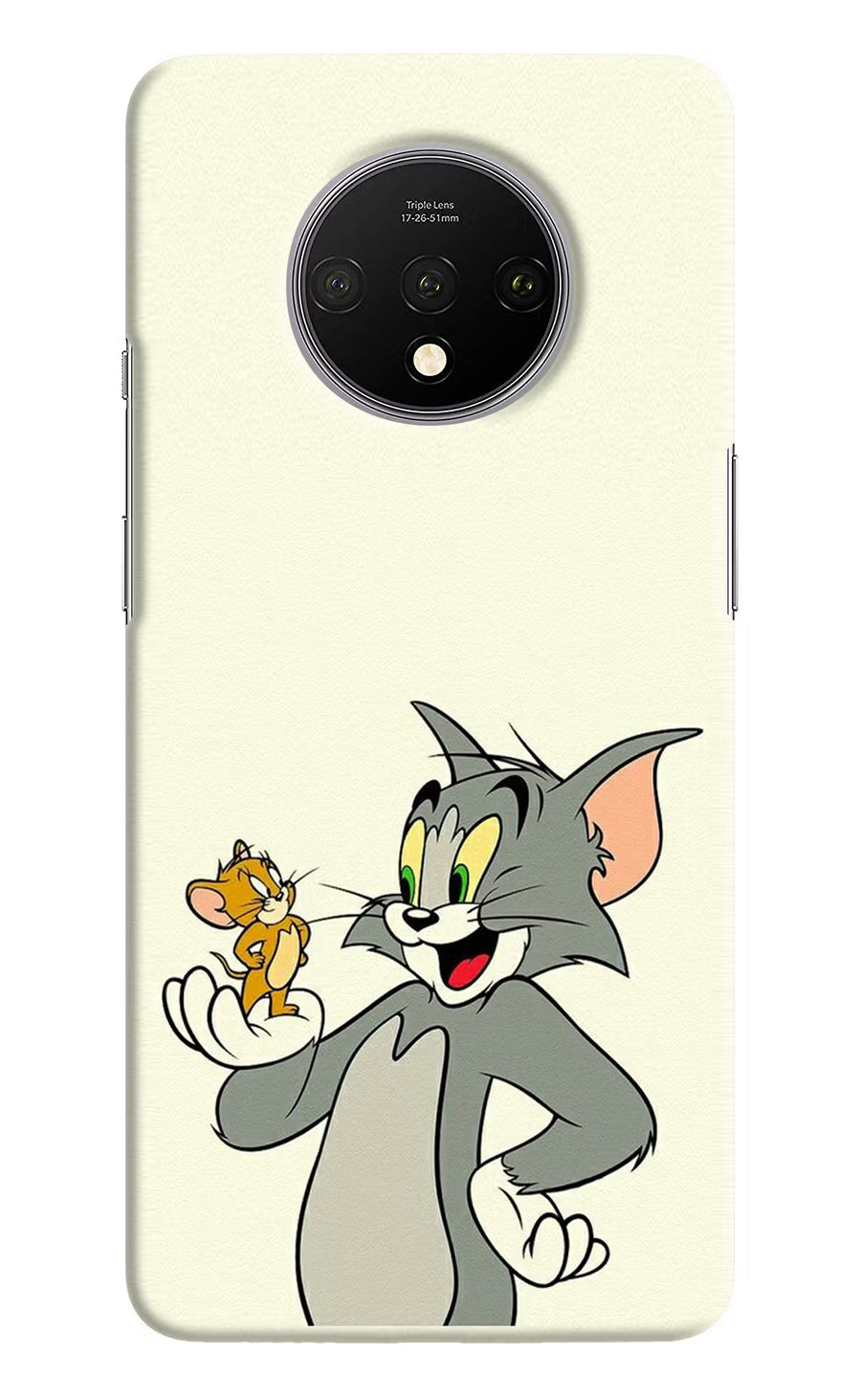 Tom & Jerry Oneplus 7T Back Cover, Hard case