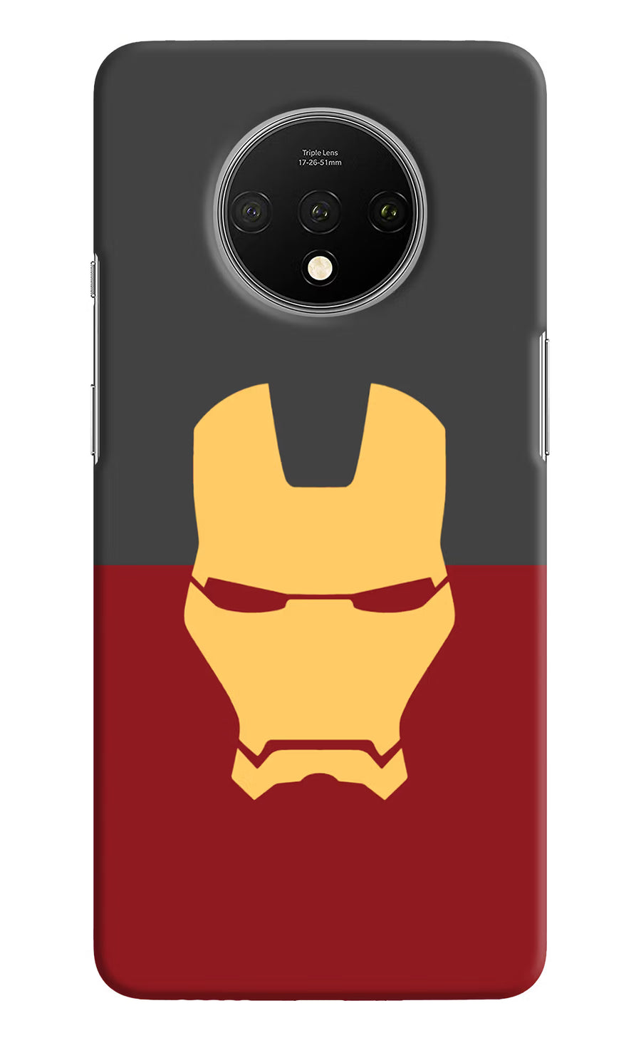 Ironman Oneplus 7T Back Cover, Hard case