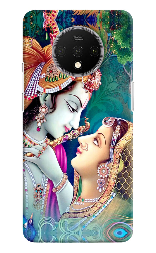 Lord Radha Krishna Oneplus 7T Hard Case Back Cover by Casekaro