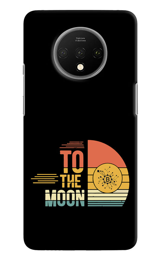 To the Moon Oneplus 7T Hard Case Back Cover by Casekaro
