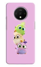 Cute Little Birds Oneplus 7T Hard Case Back Cover by Casekaro
