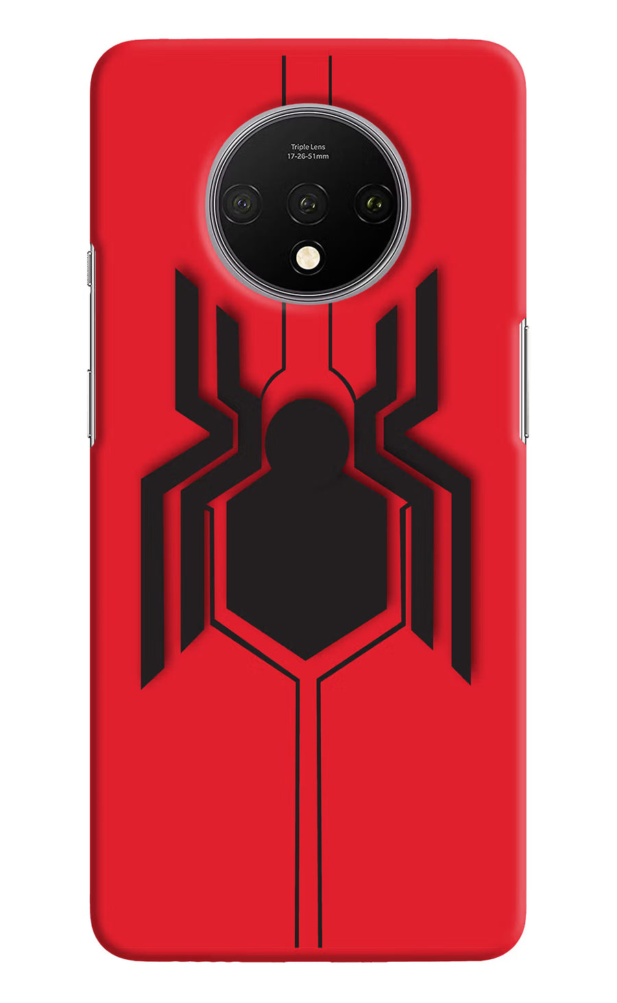 Spider Oneplus 7T Back Cover, Hard case