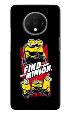 Find your inner Minion Oneplus 7T Hard Case Back Cover by Casekaro