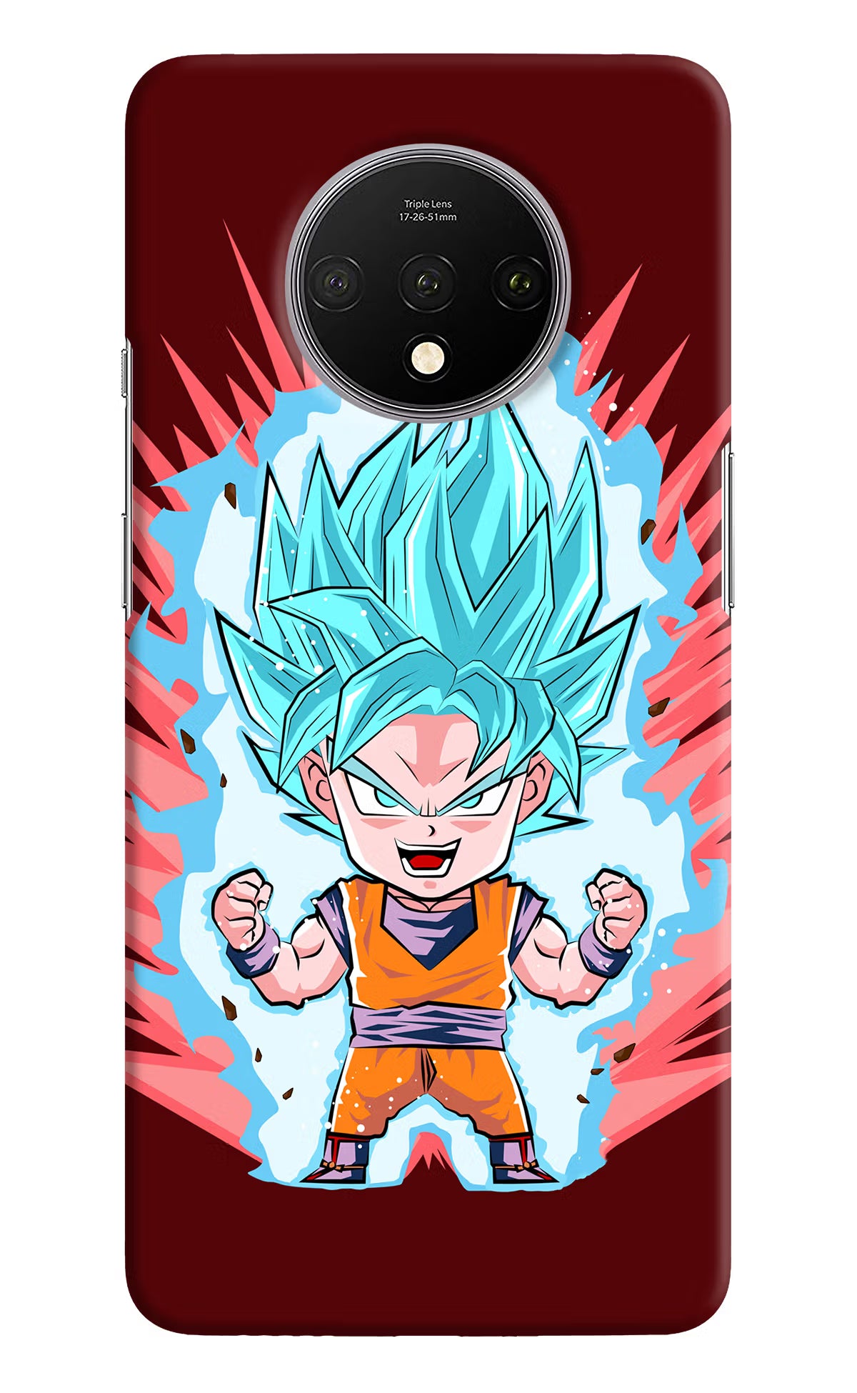 Goku Little Oneplus 7T Hard Case Back Cover by Casekaro