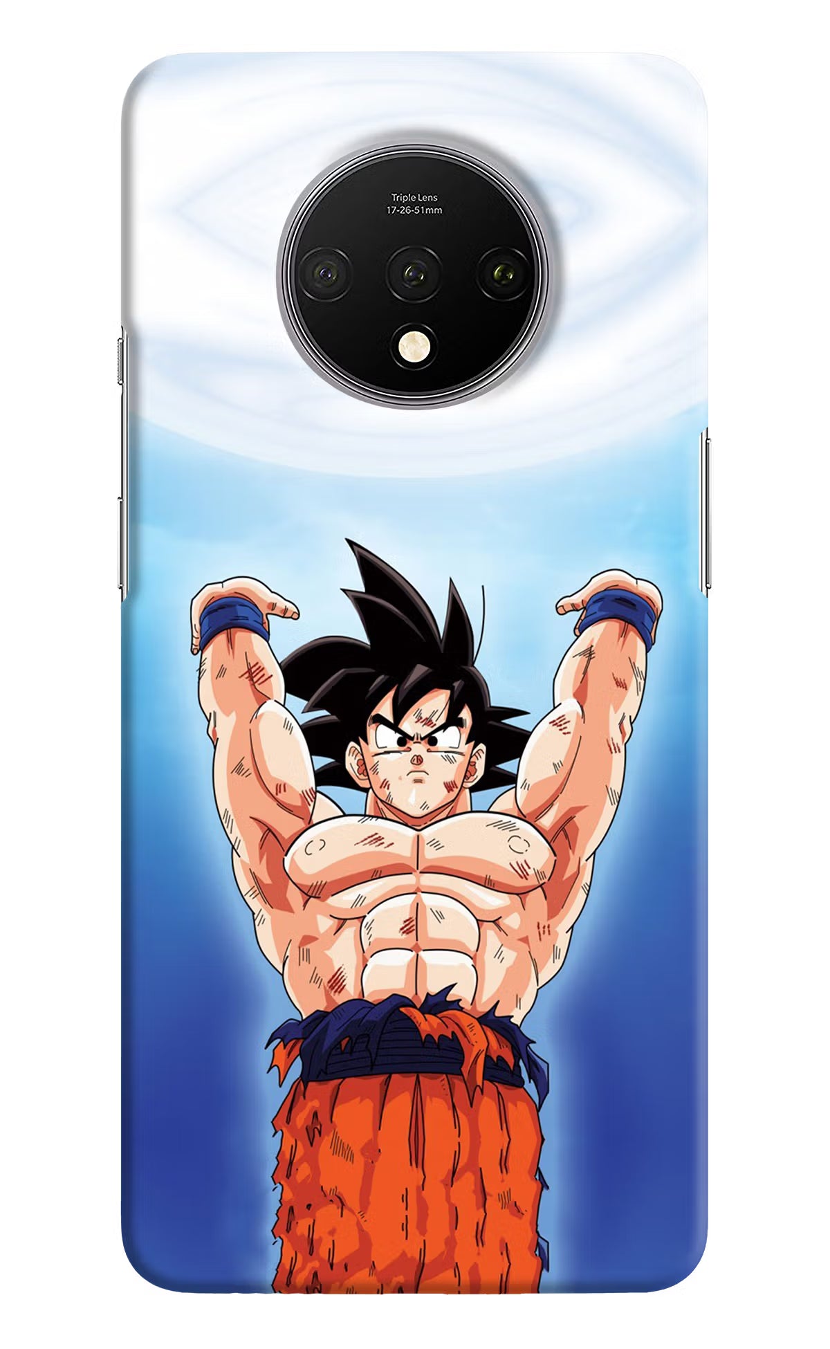 Goku Power Oneplus 7T Hard Case Back Cover by Casekaro