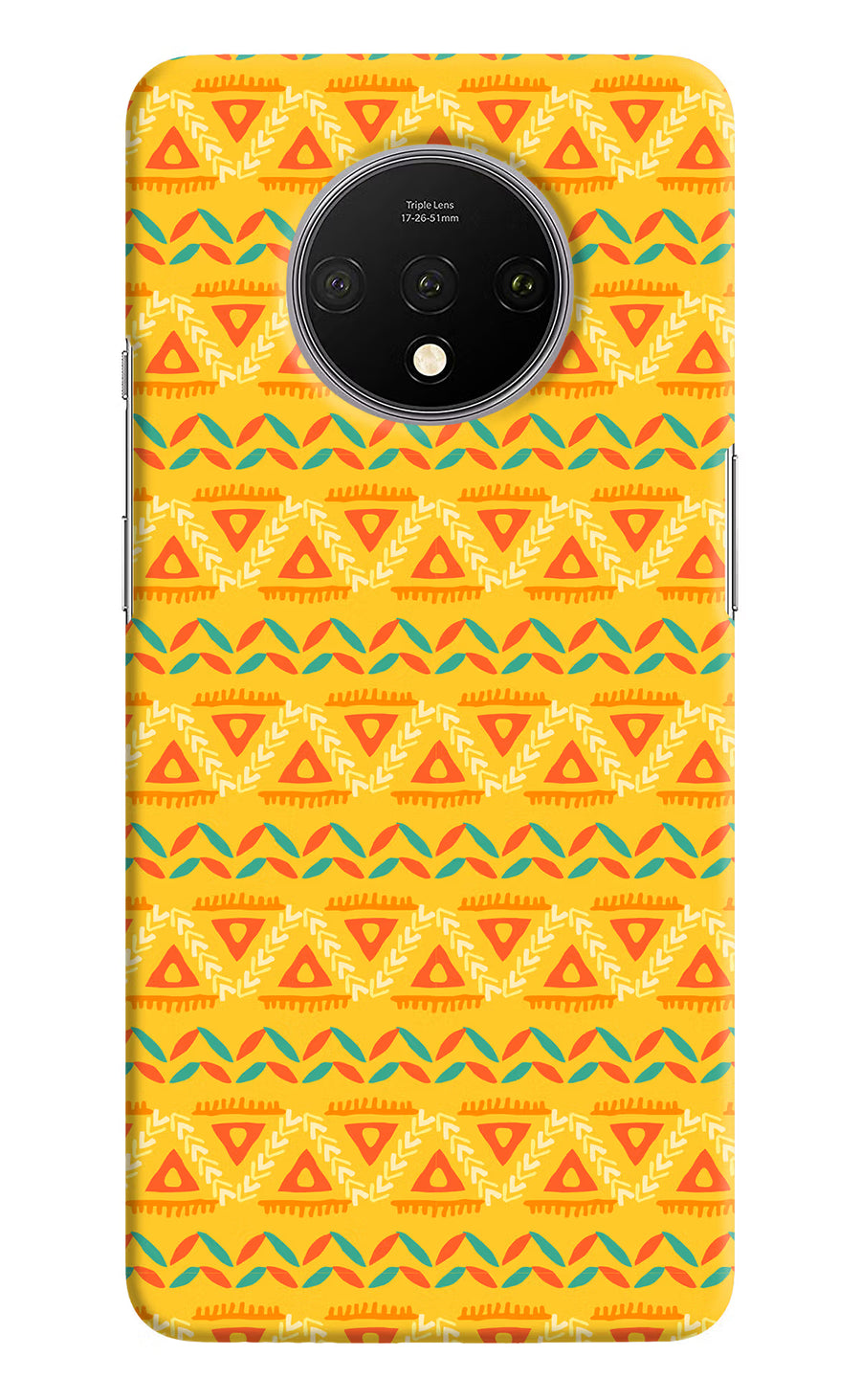Tribal Pattern Oneplus 7T Back Cover, Hard case