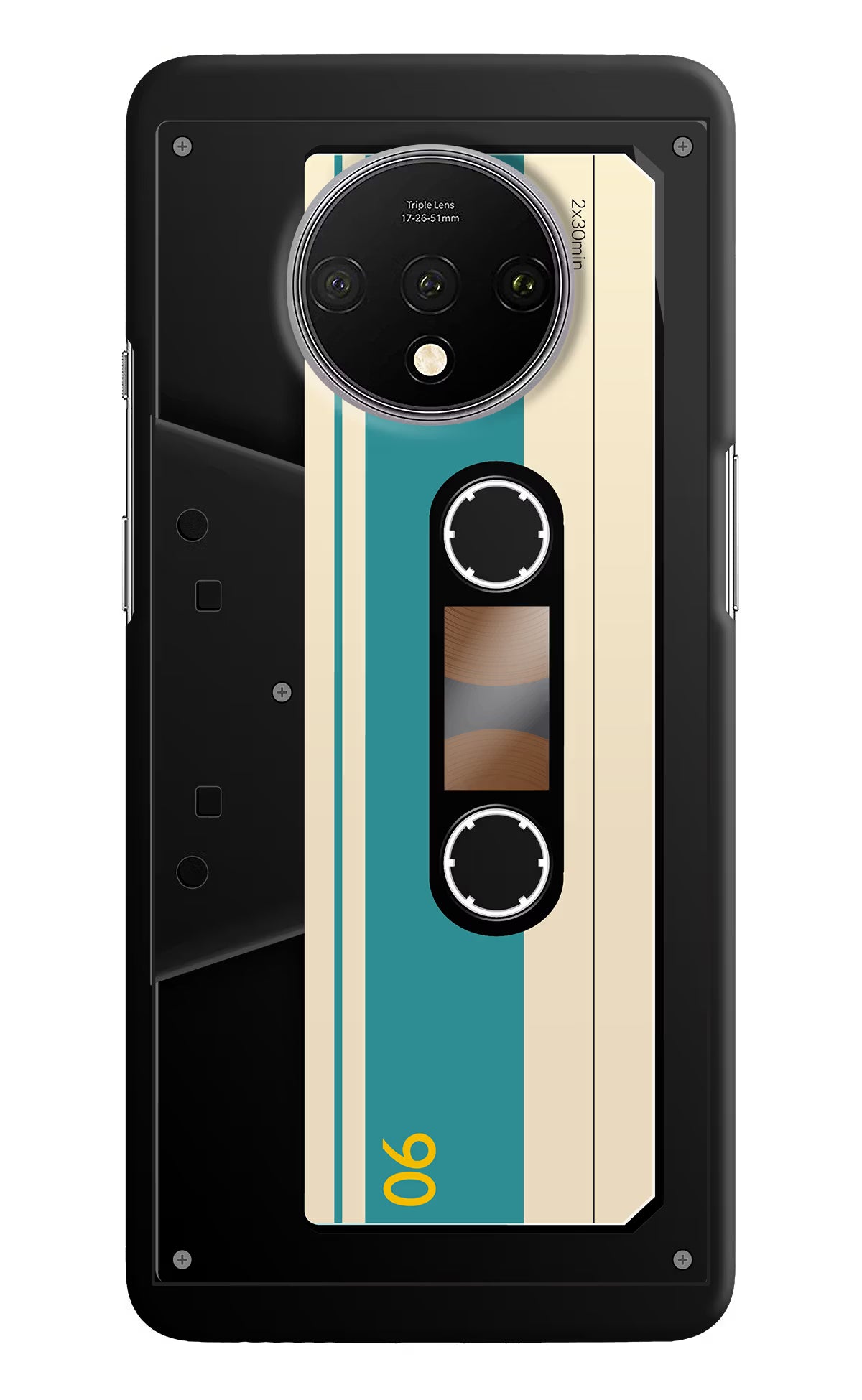 Cassette Oneplus 7T Hard Case Back Cover by Casekaro