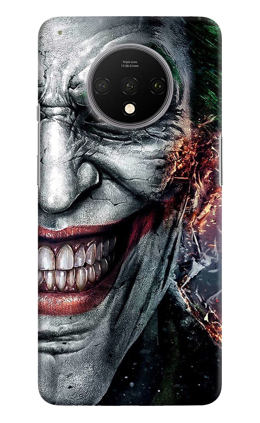 Joker Cam Oneplus 7T Back Cover, Hard case