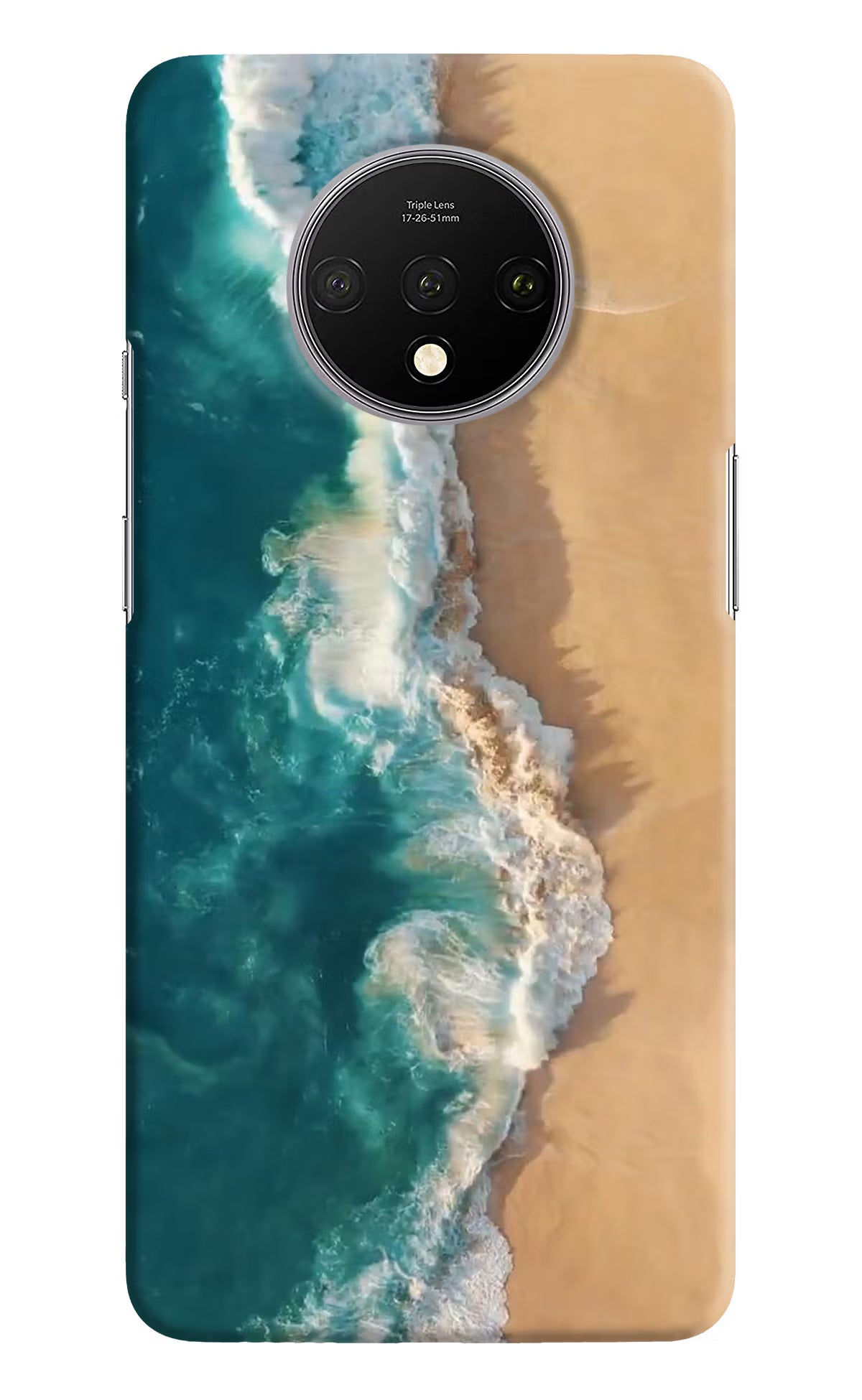 Ocean Beach Oneplus 7T Hard Case Back Cover by Casekaro