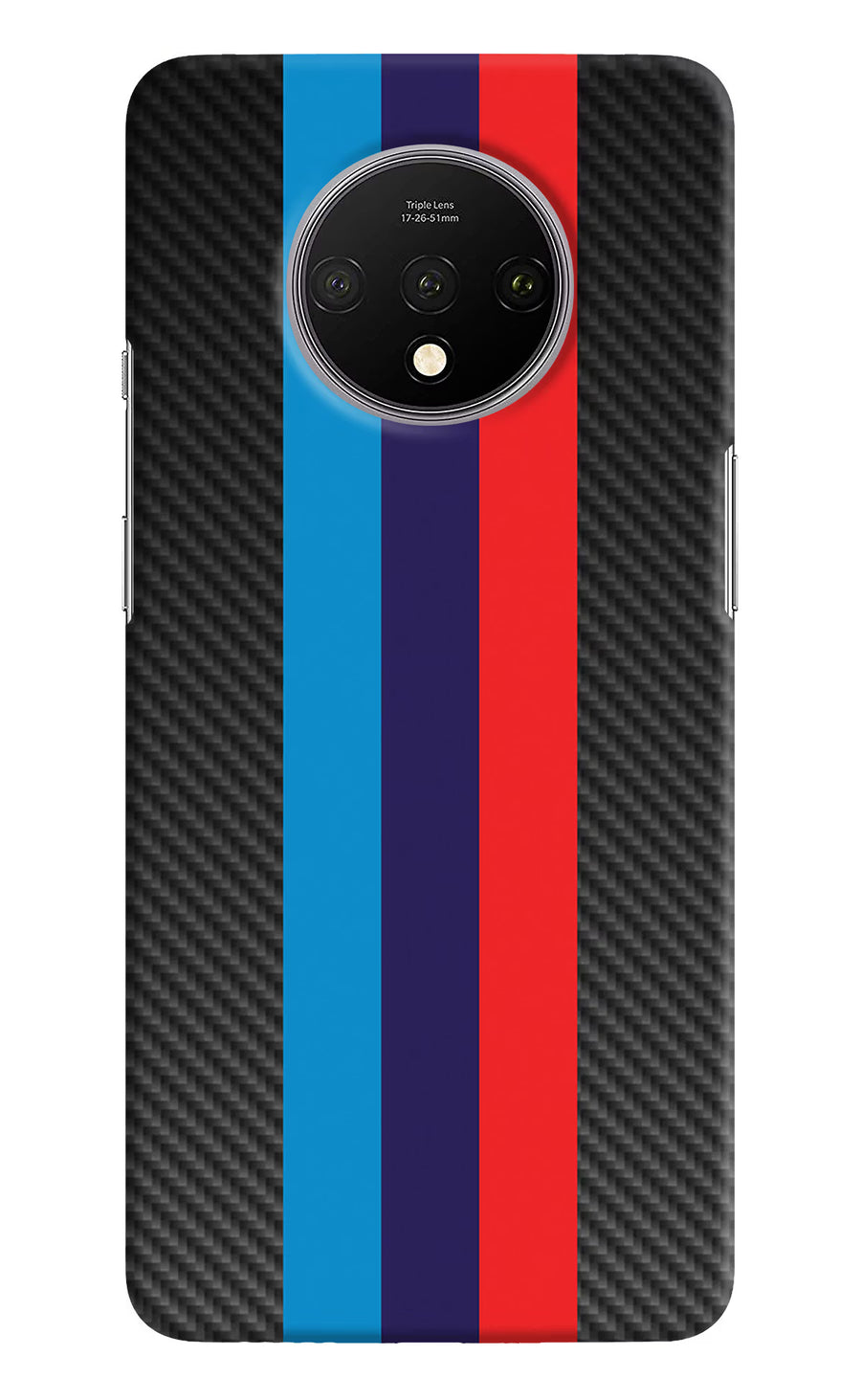 BMW Stripes Pattern Oneplus 7T Back Cover, Hard case