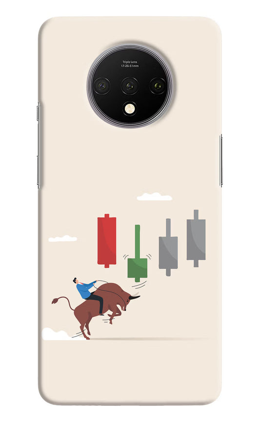 Bull Trading Momentum Oneplus 7T Hard Case Back Cover by Casekaro