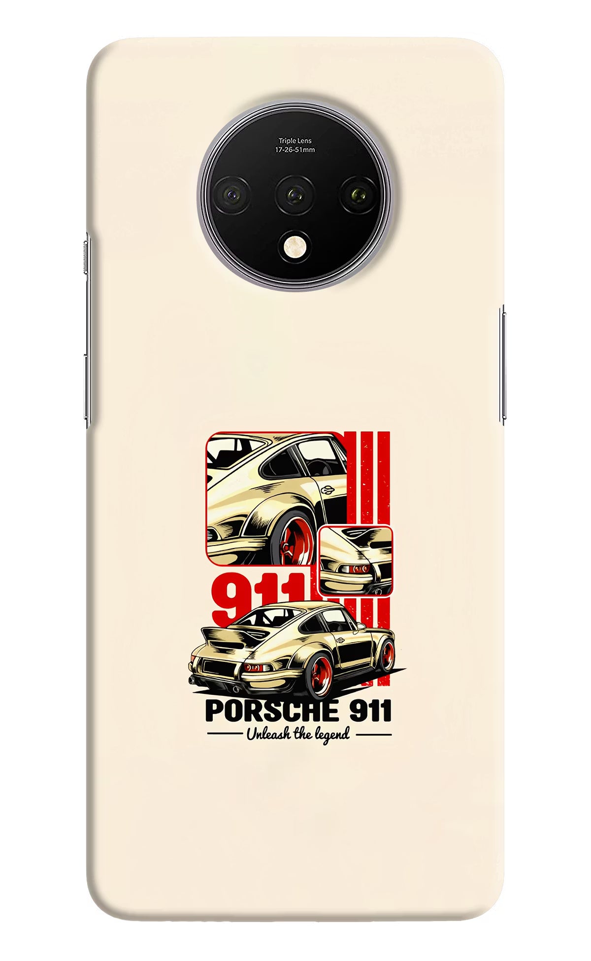 Classic Porsche 911 Oneplus 7T Hard Case Back Cover by Casekaro