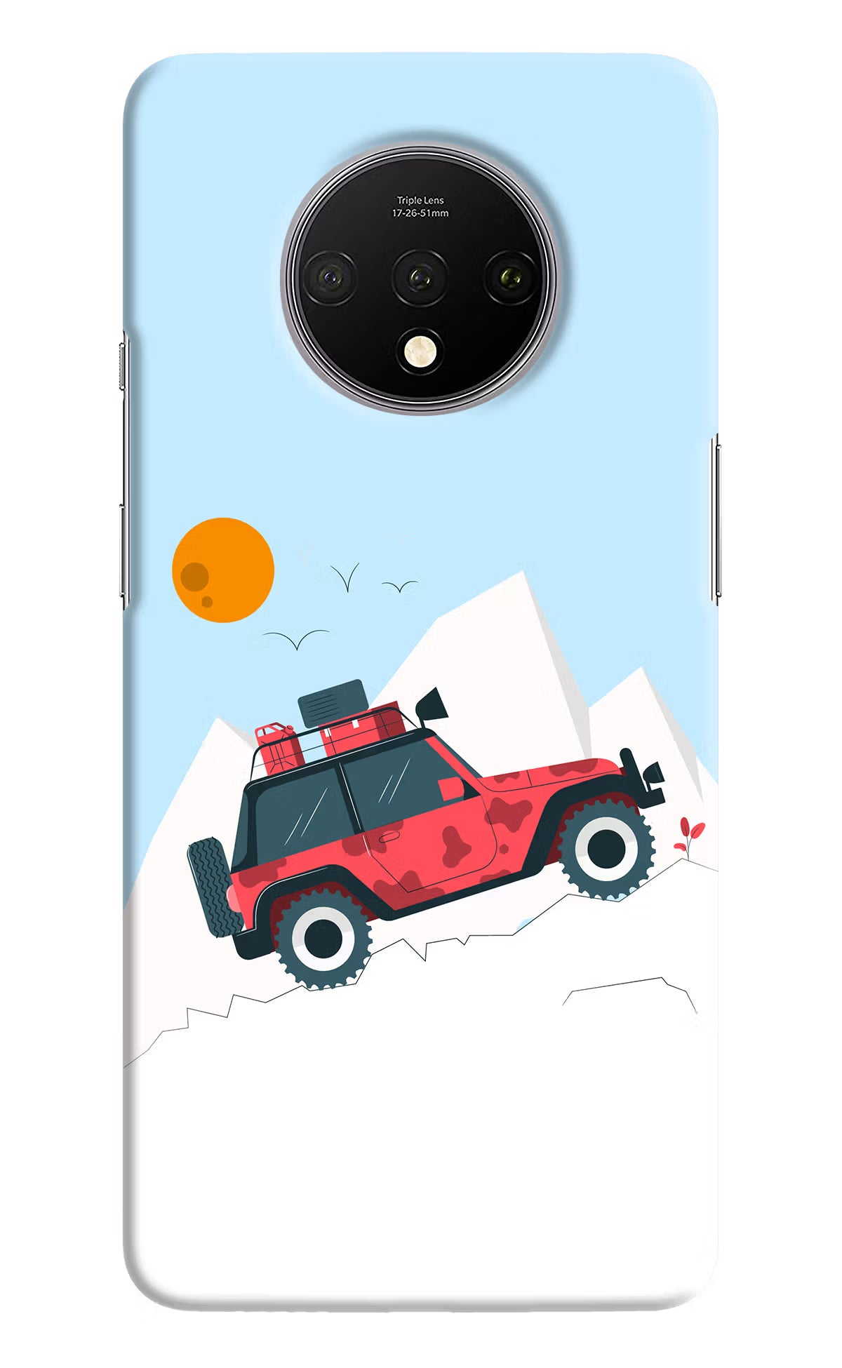 Mountain Trail Beast Oneplus 7T Hard Case Back Cover by Casekaro