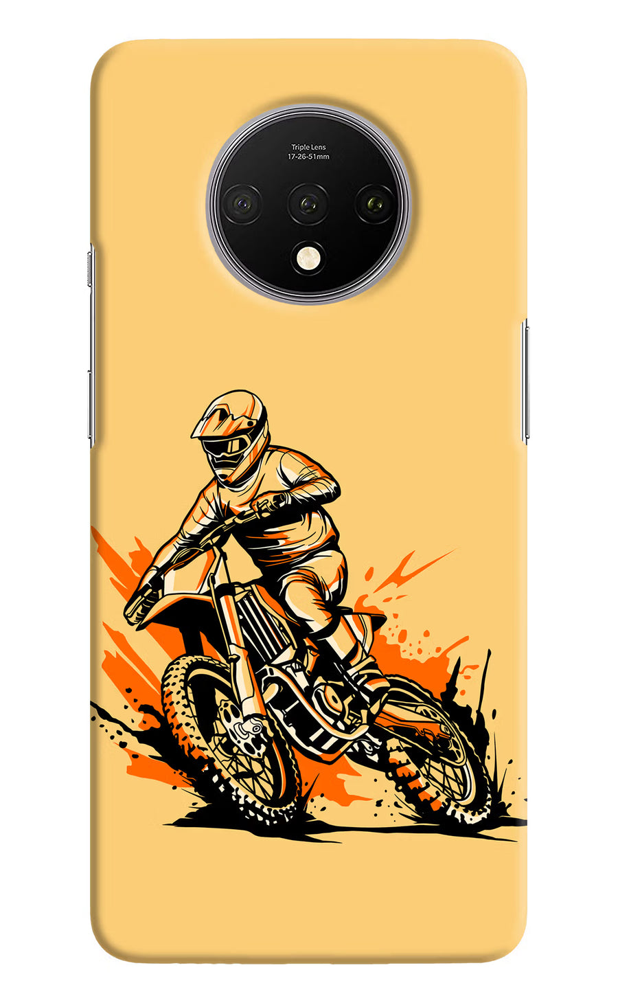 Off-Road Fury Oneplus 7T Back Cover, Hard case