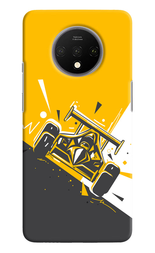 Track King Oneplus 7T Hard Case Back Cover by Casekaro