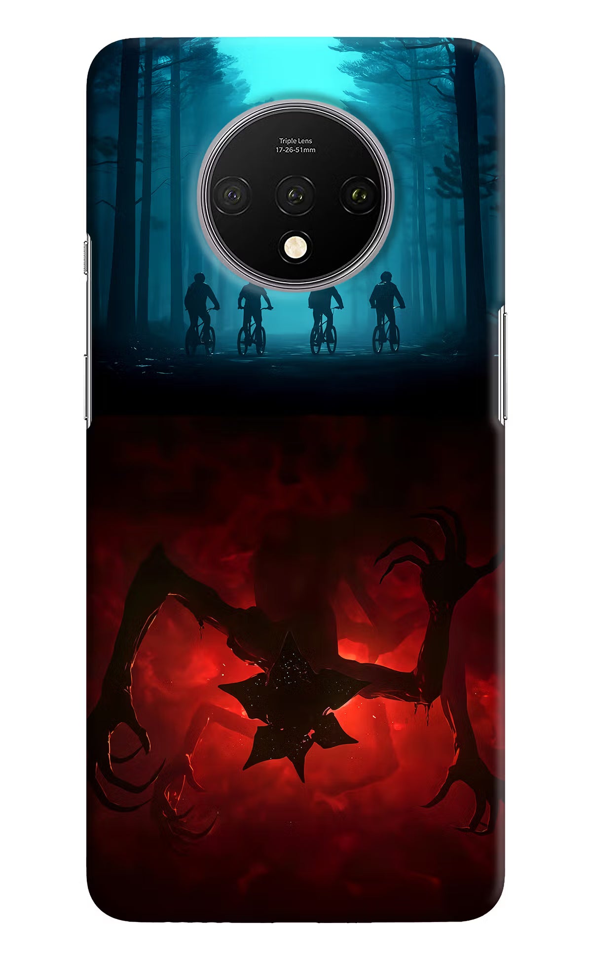 Ordinary Things Downside Up Oneplus 7T Hard Case Back Cover by Casekaro