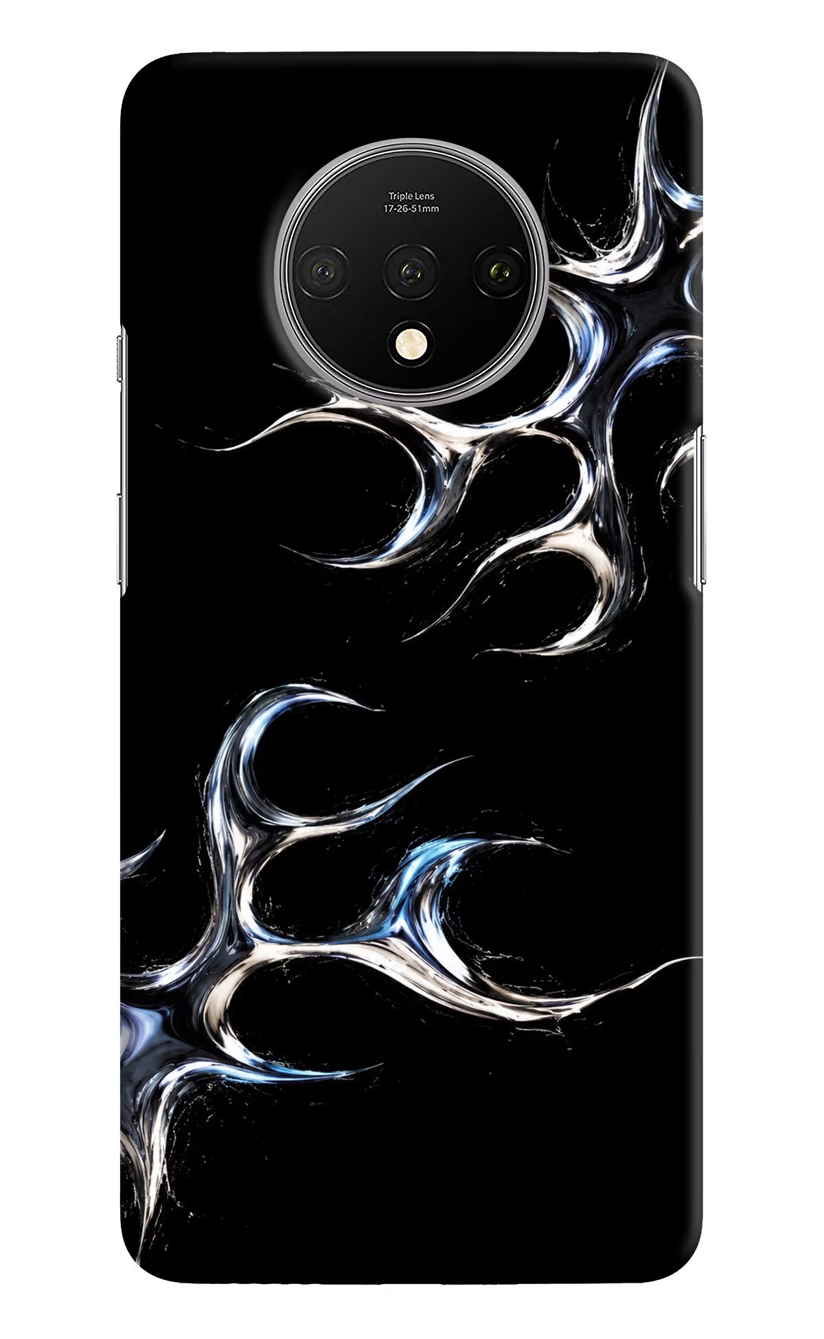 Chrome Tribal Oneplus 7T Hard Case Back Cover by Casekaro