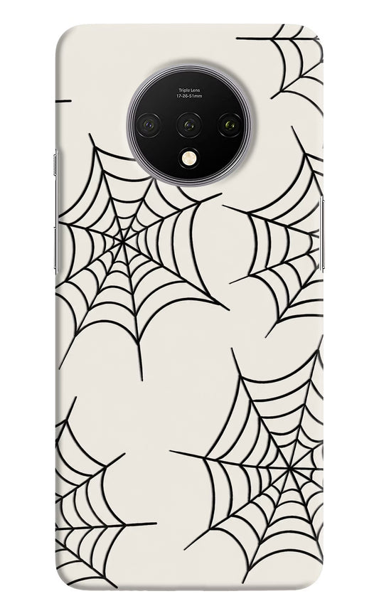 Spider Web Oneplus 7T Hard Case Back Cover by Casekaro