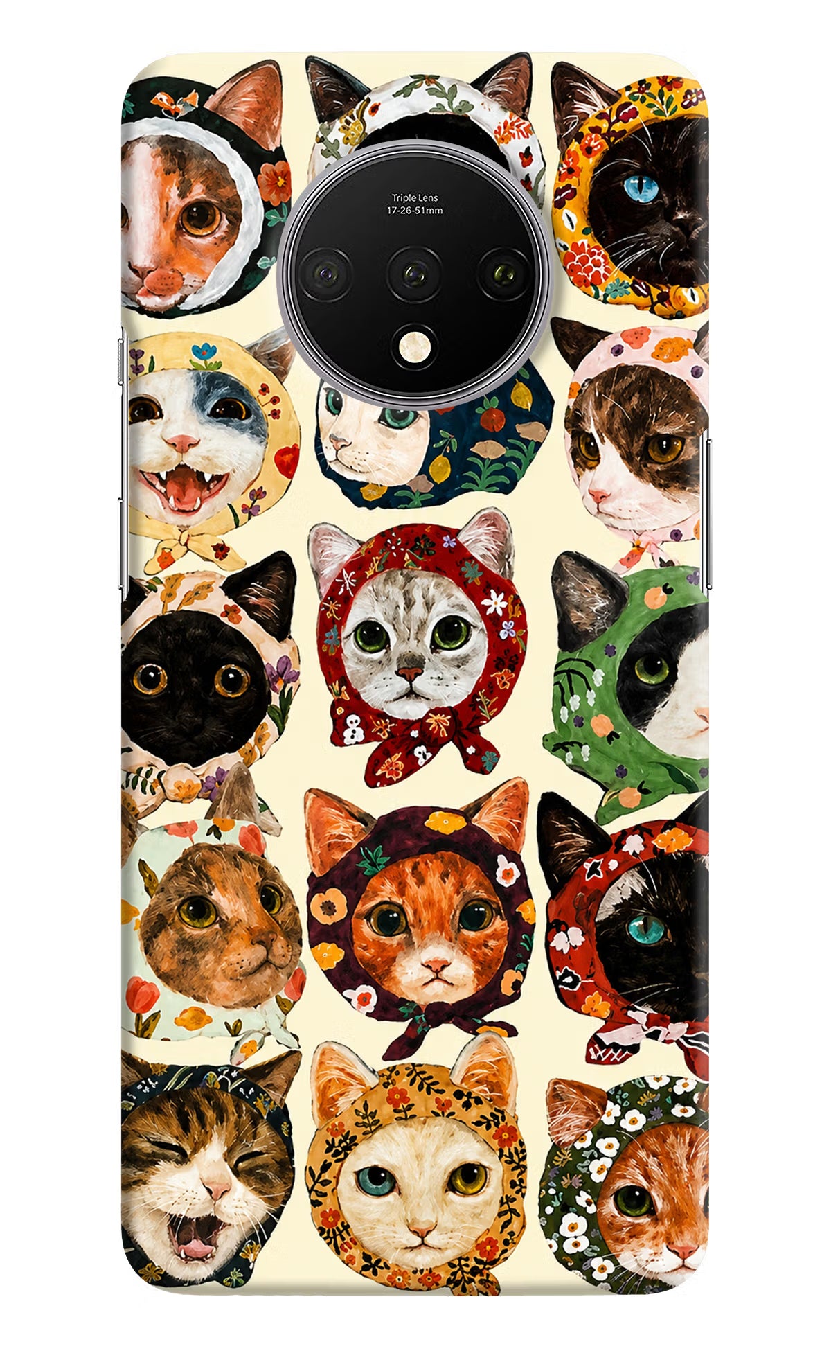 Cool Cat Oneplus 7T Back Cover