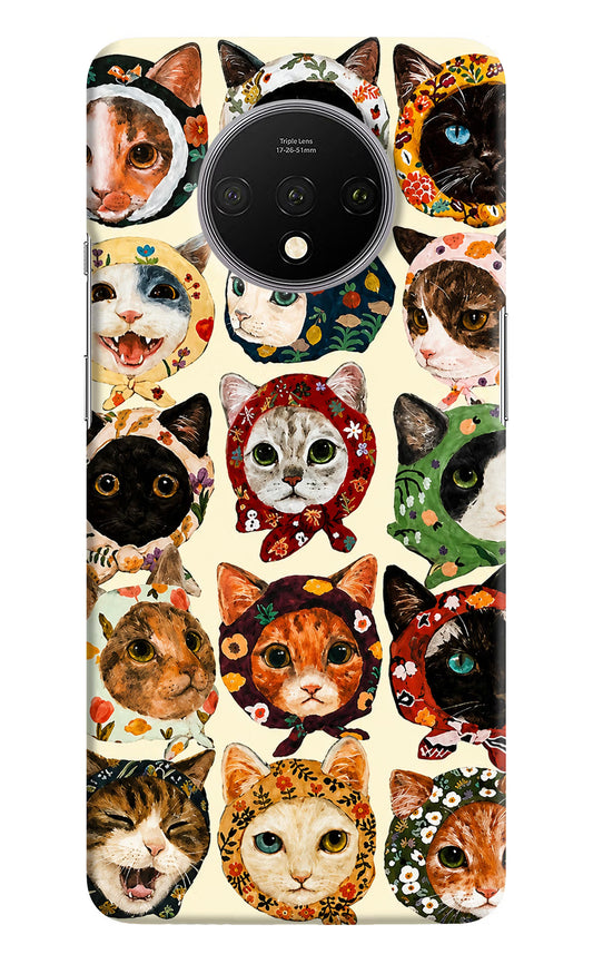 Cool Cat Oneplus 7T Hard Case Back Cover by Casekaro