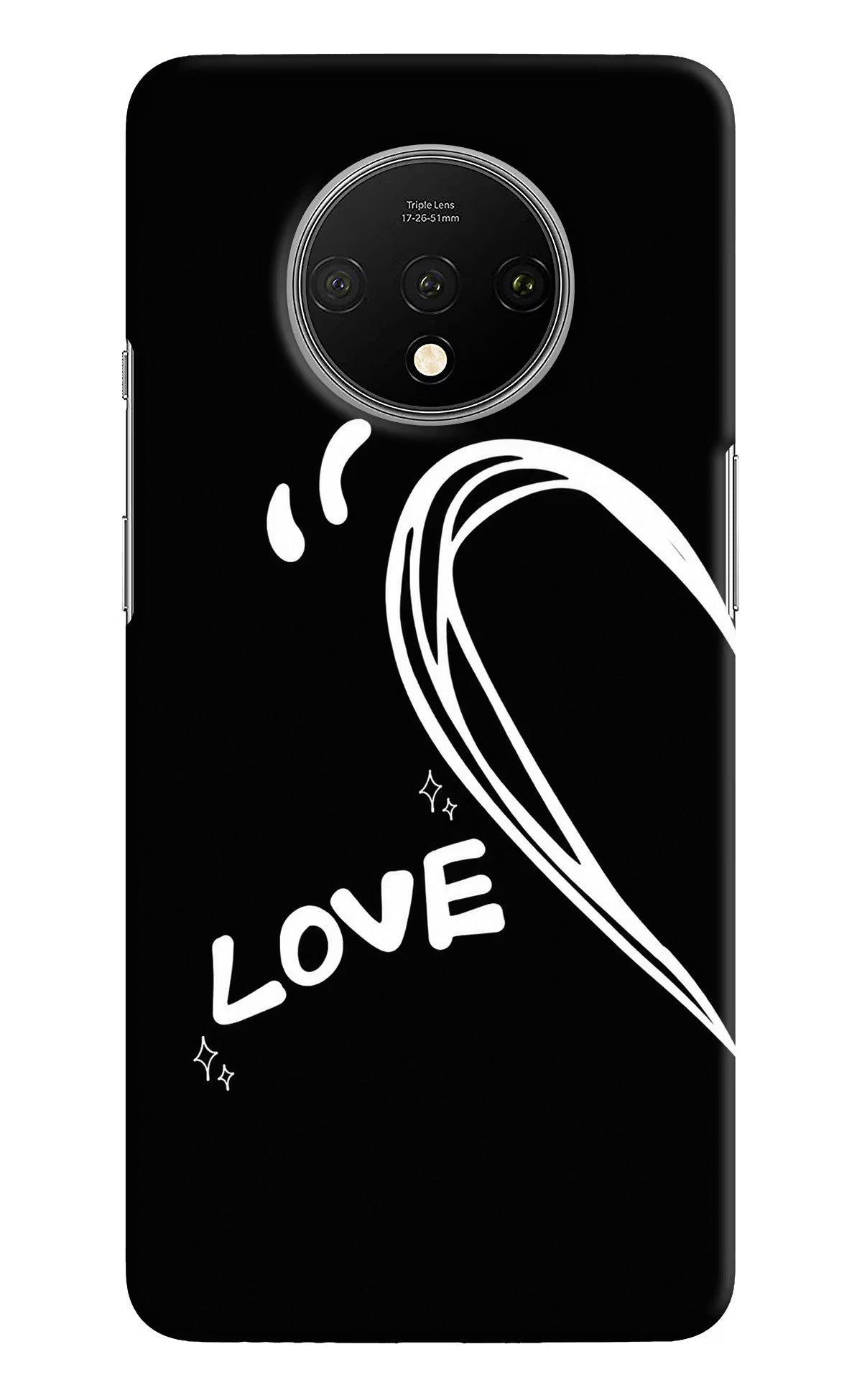 Love Line Oneplus 7T Back Cover