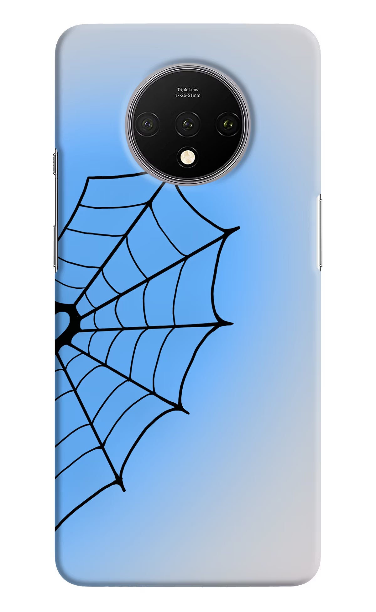 Blue Web Oneplus 7T Back Cover