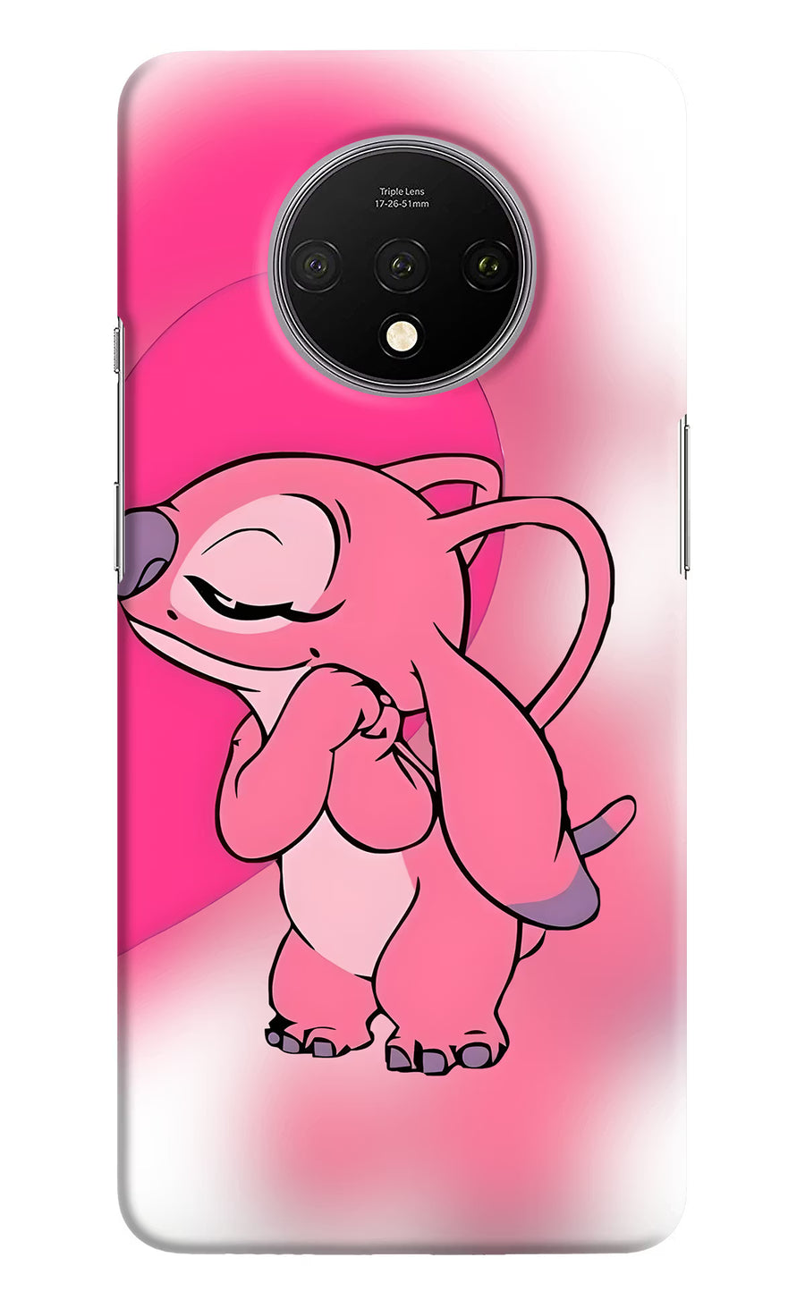 Angel Hug Oneplus 7T Back Cover, Hard case
