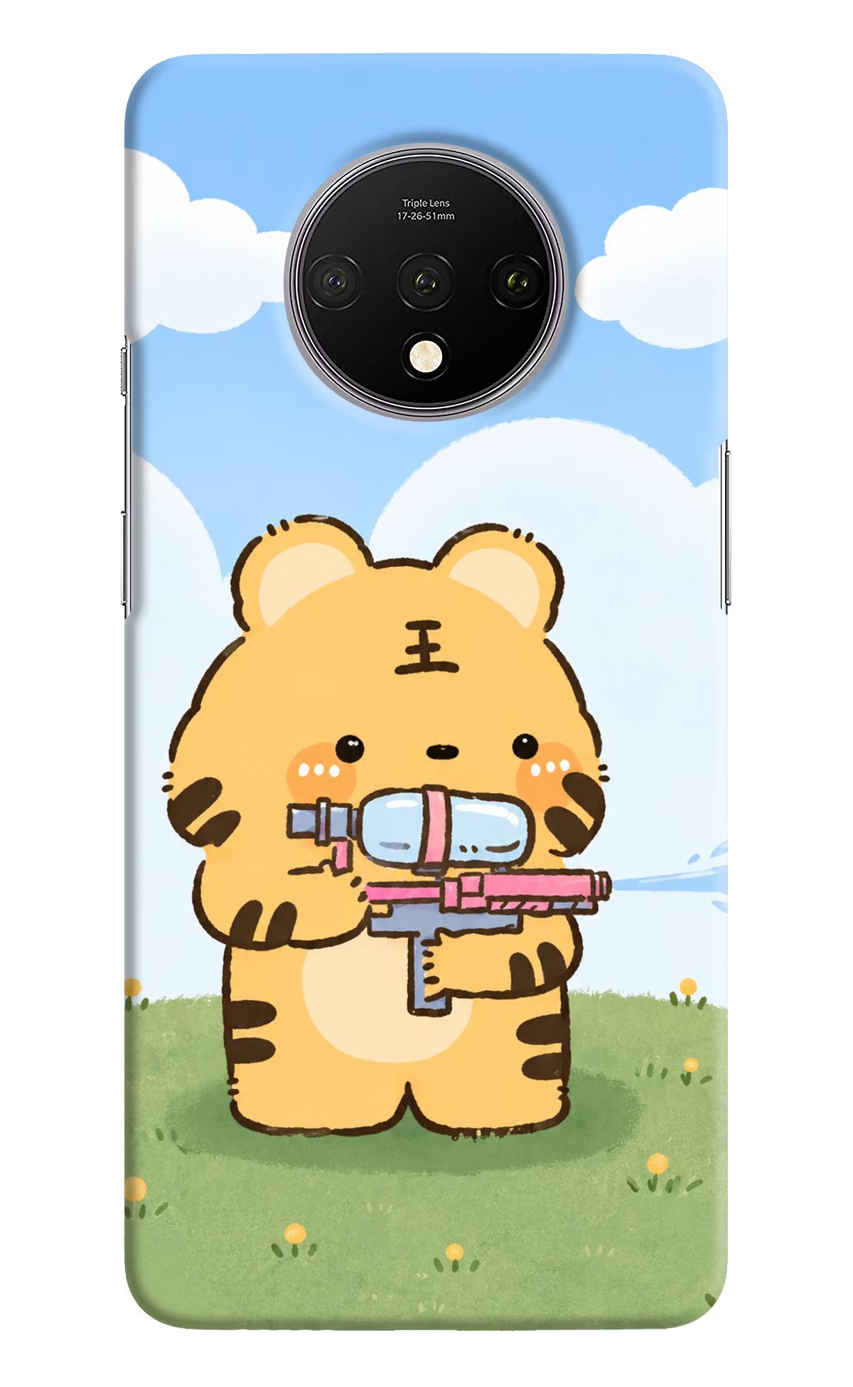 Tiger Treat Oneplus 7T Back Cover