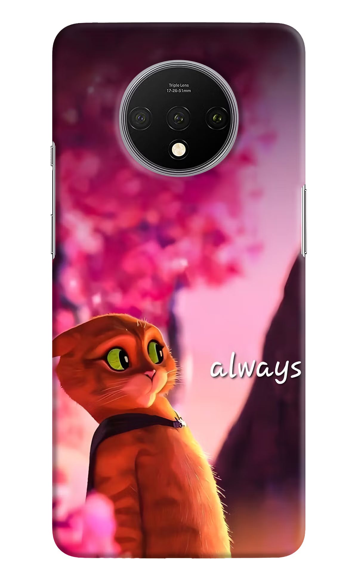 Always Cat Oneplus 7T Back Cover