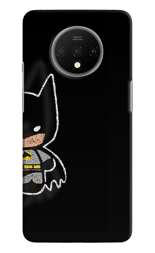 Bat Kitty Oneplus 7T Hard Case Back Cover by Casekaro