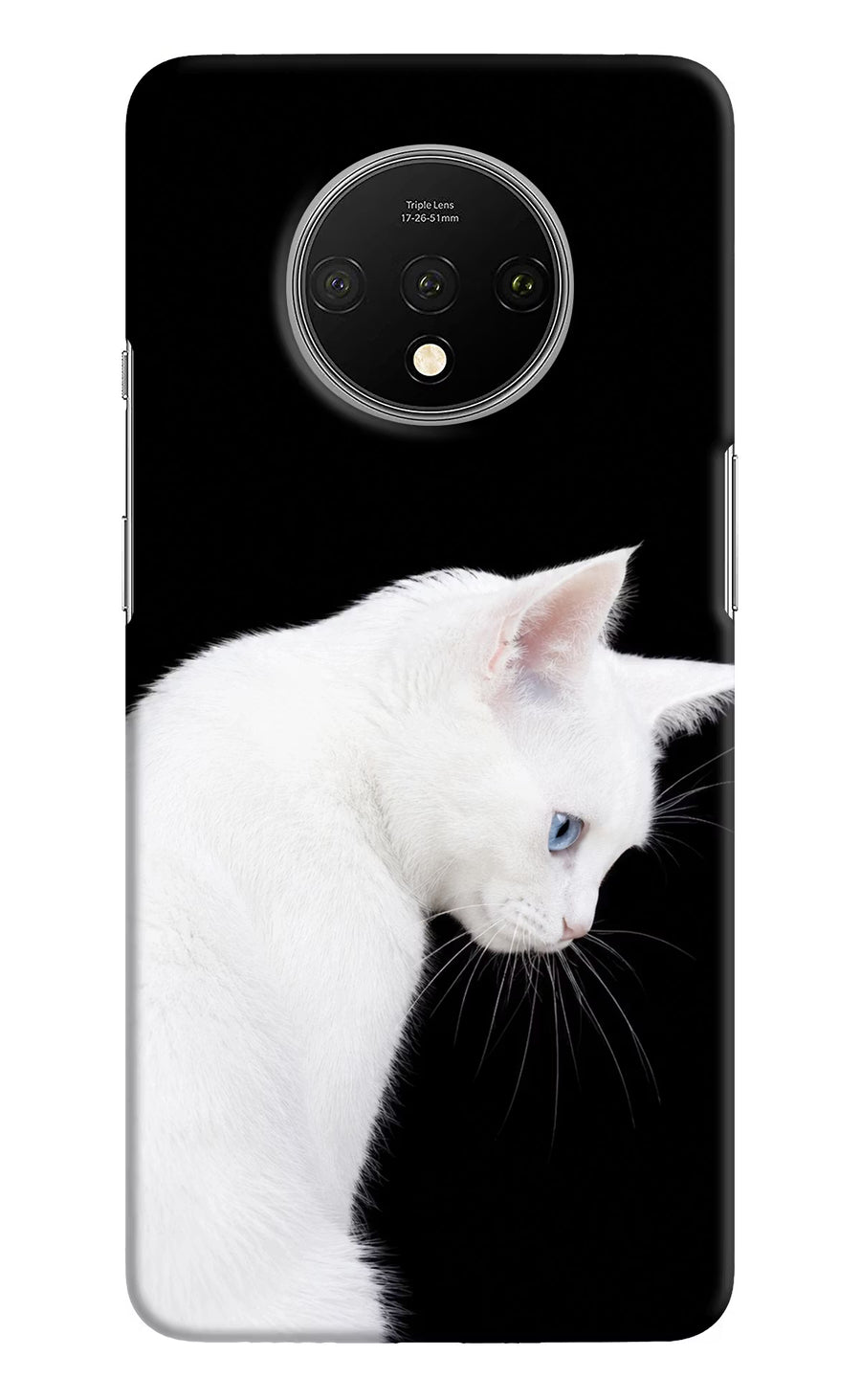 Snow Gaze Oneplus 7T Back Cover, Hard case
