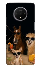 Party Squad Oneplus 7T Hard Case Back Cover by Casekaro