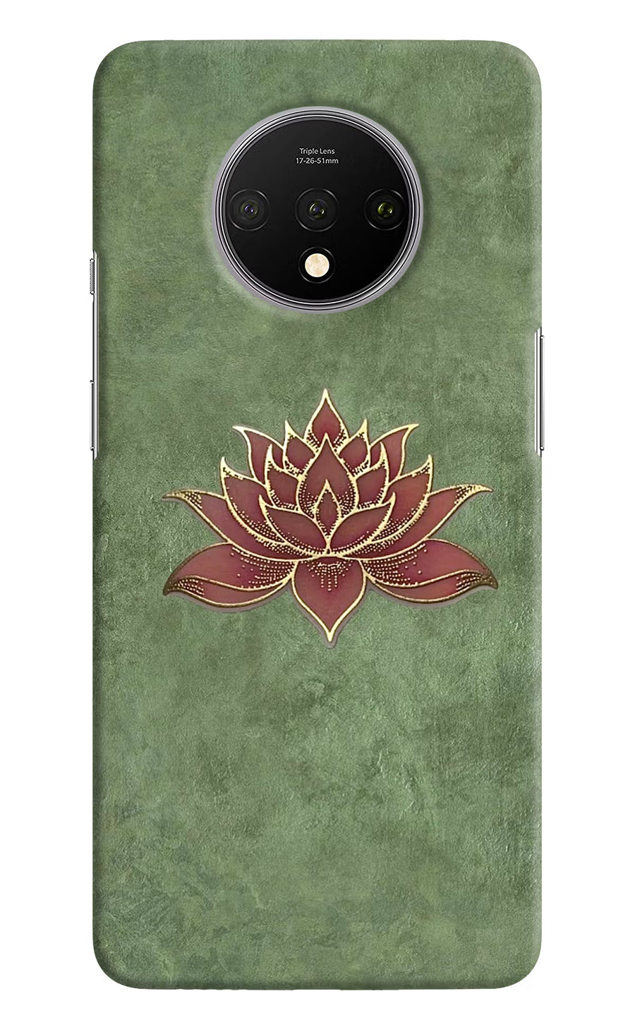 Lotus Grace Oneplus 7T Back Cover, Hard case
