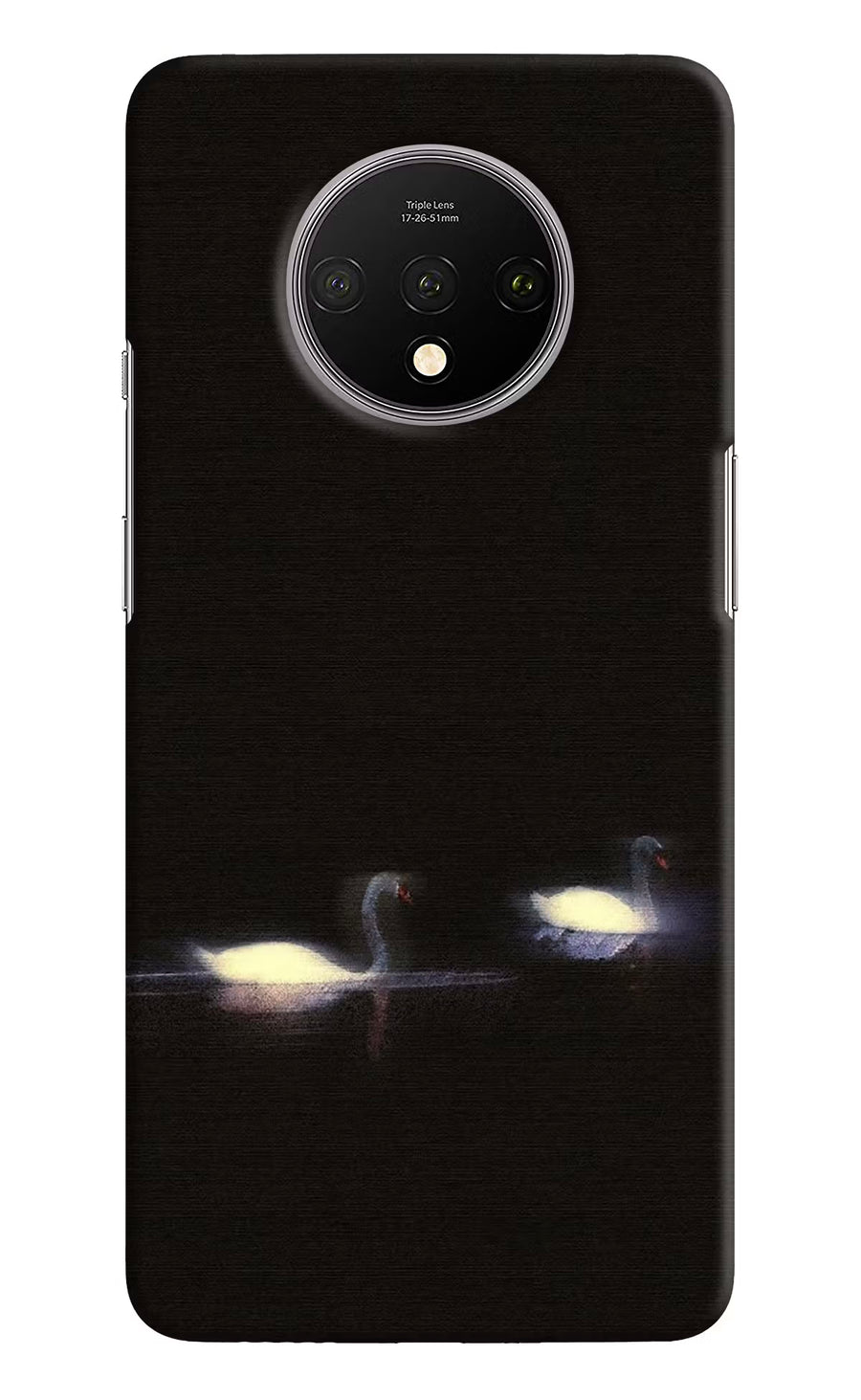 Silent Swans Oneplus 7T Back Cover, Hard case