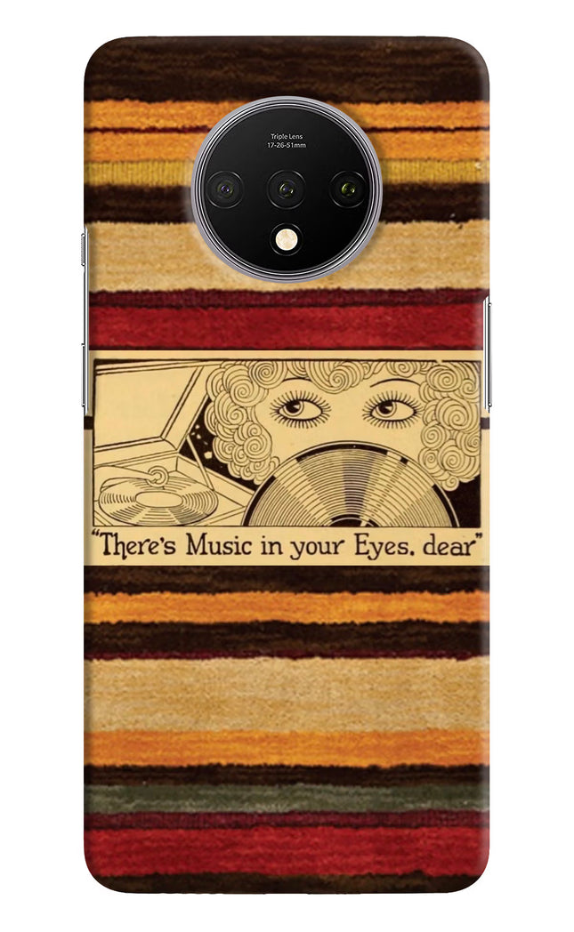 Vinyl Stripes Oneplus 7T Hard Case Back Cover by Casekaro