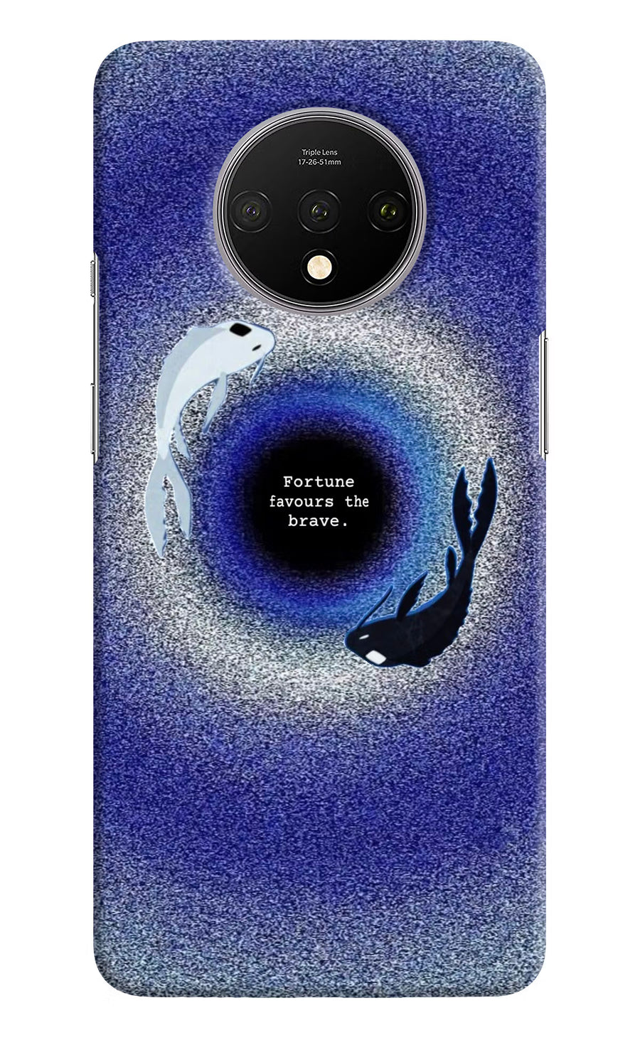 Dark Koi Oneplus 7T Back Cover, Hard case