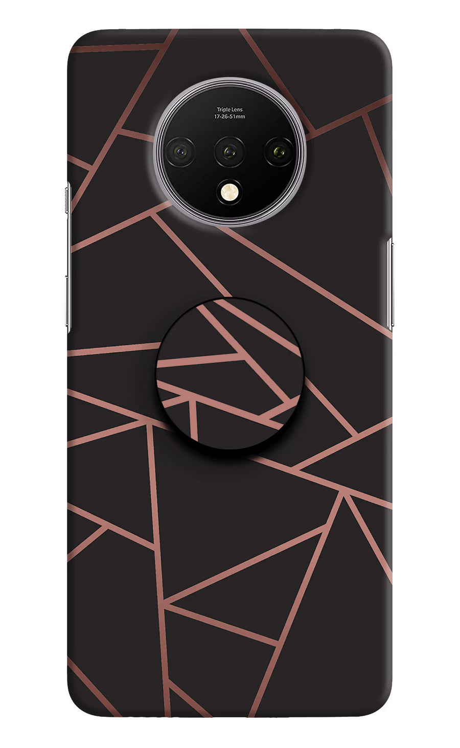 Geometric Pattern Oneplus 7T Pop Case, Hard case