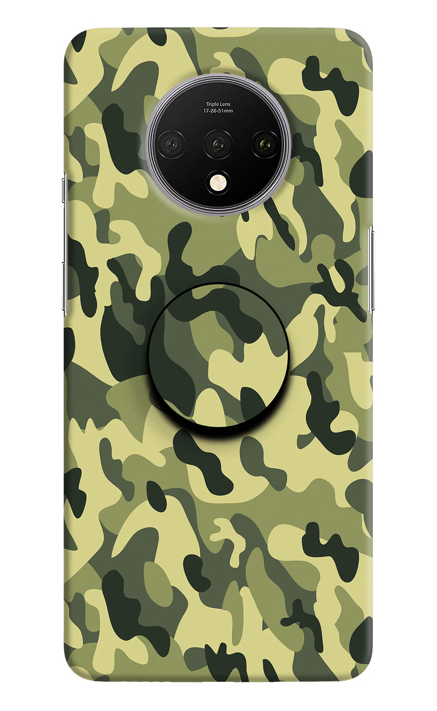 Camouflage Oneplus 7T Pop Case, Hard case