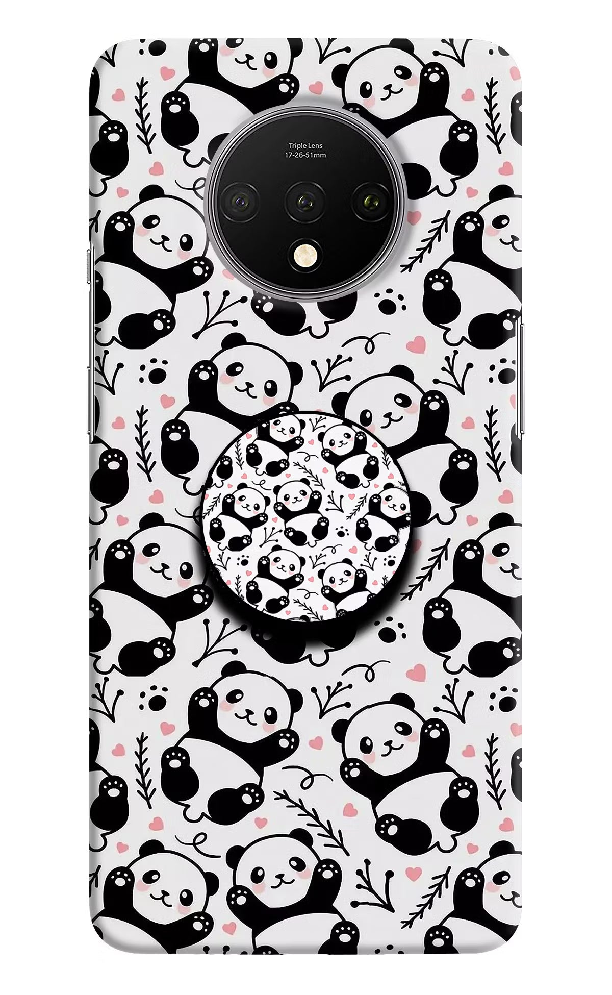 Cute Panda Oneplus 7T Pop Case by Casekaro