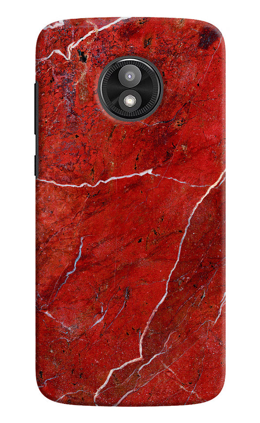 Red Marble Design Moto E5 Play Hard Case Back Cover by Casekaro