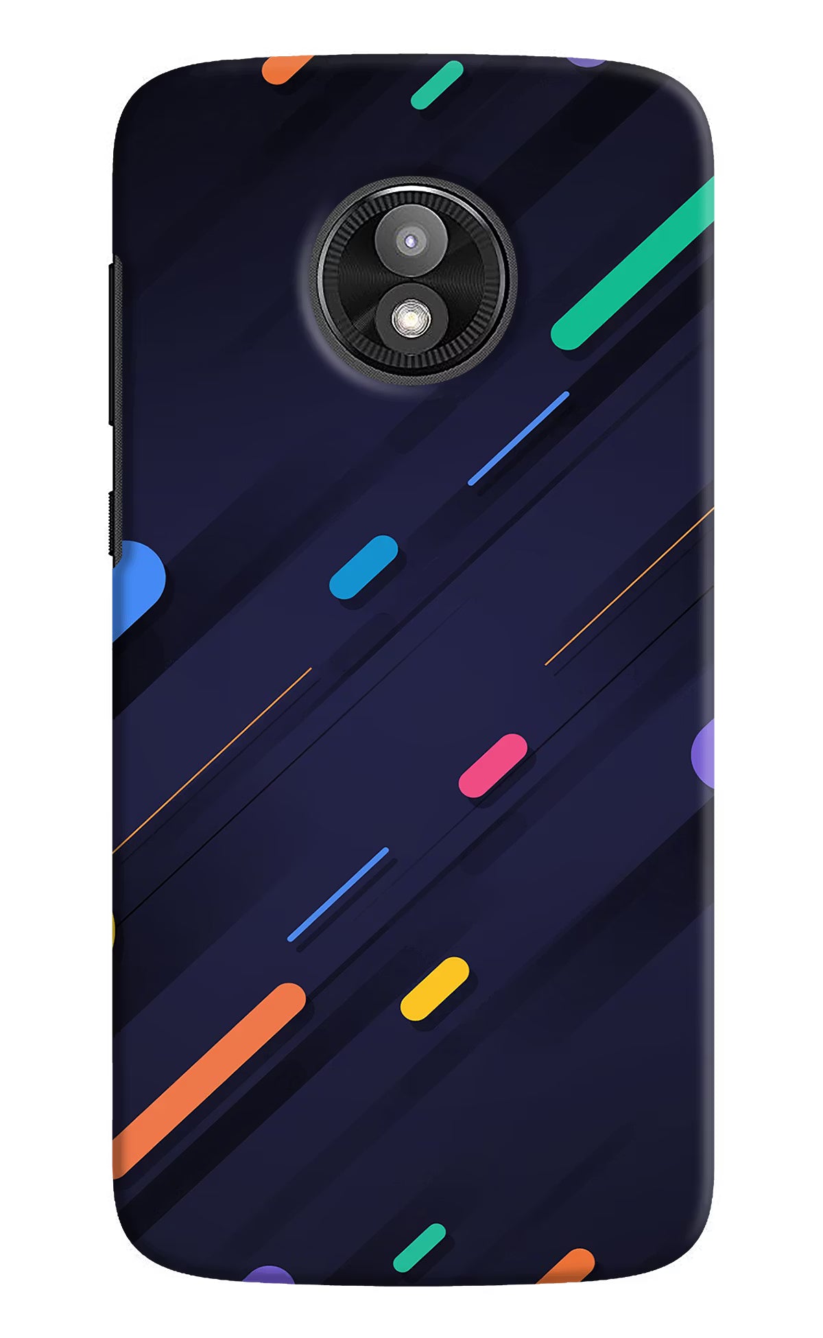 Abstract Design Moto E5 Play Hard Case Back Cover by Casekaro