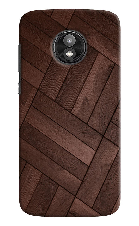 Wooden Texture Design Moto E5 Play Hard Case Back Cover by Casekaro