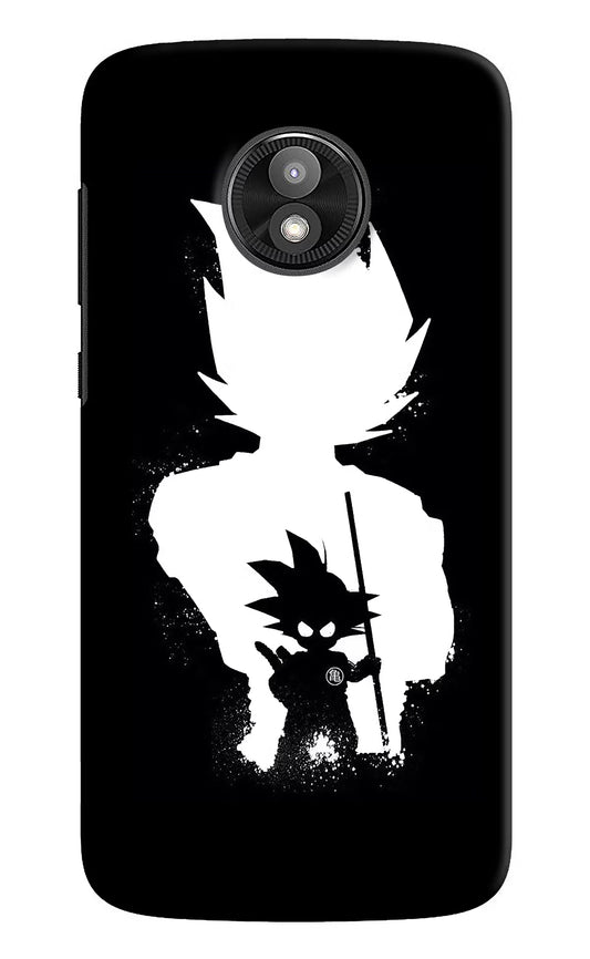 Goku Shadow Moto E5 Play Hard Case Back Cover by Casekaro