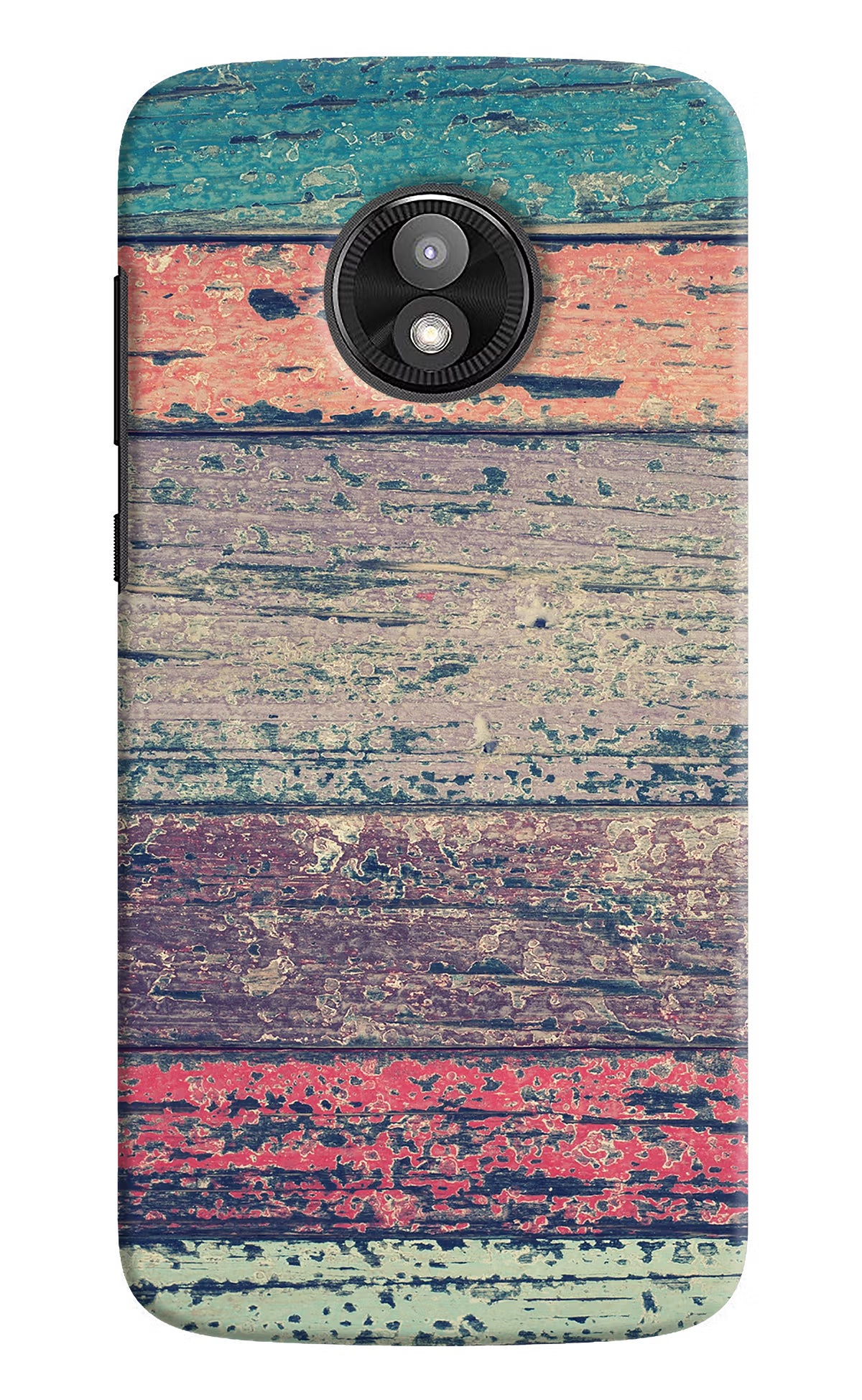 Colourful Wall Moto E5 Play Hard Case Back Cover by Casekaro