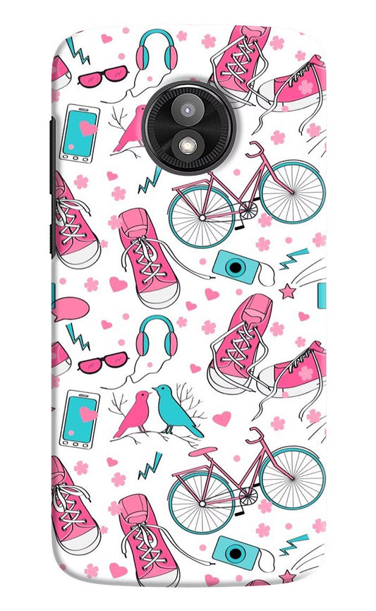 Artwork Moto E5 Play Hard Case Back Cover by Casekaro